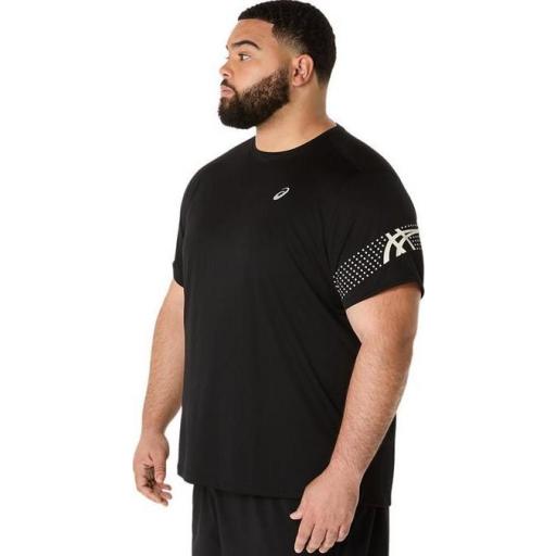 Camiseta Asics Icon SS Top Negra [1]