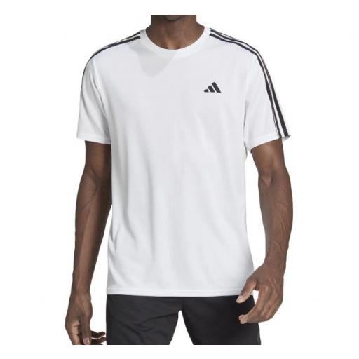 Camiseta Adidas Training Essentials 3S Blanca [1]