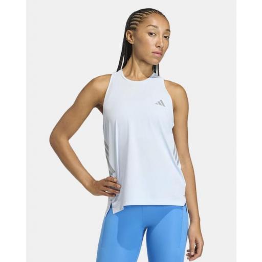 Camiseta Tirantes Adidas Iconic Tank W Azul [1]