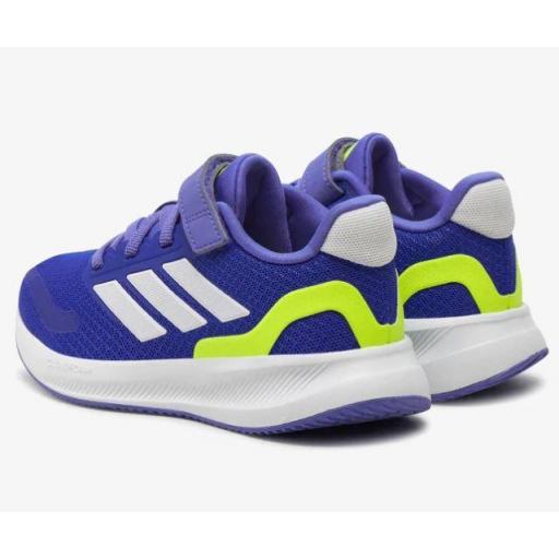 Zapatillas Adidas Runfalcon 5 EL C Azul/Lima [2]