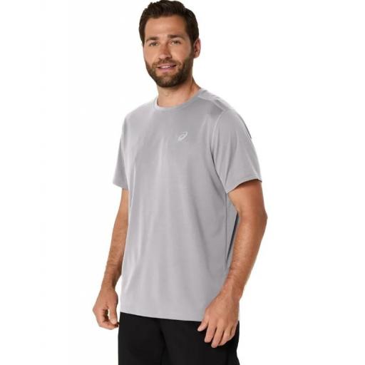 Camiseta Asics Core SS Top Gris Cloud [1]