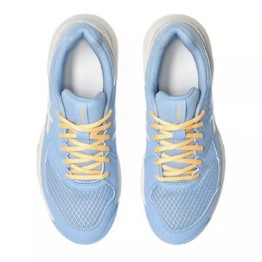 Zapatillas Asics Gel-Dedicate 8 Padel Celeste/Naranja [2]