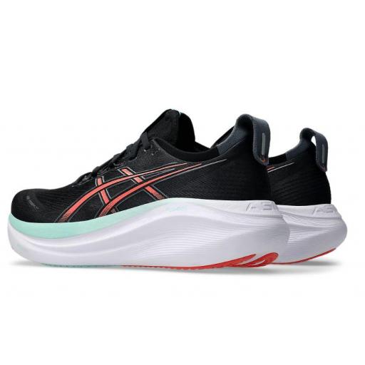 Zapatillas Asics Gel-Nimbus 27 Negro/Coral [2]