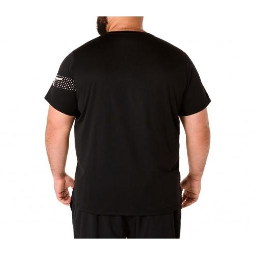 Camiseta Asics Icon SS Top Negra [2]