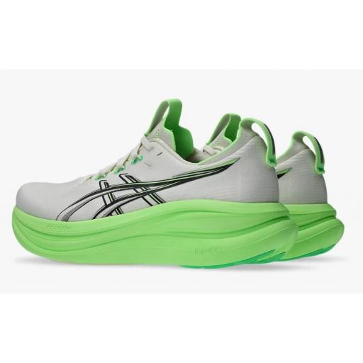 Zapatillas Asics Gel-Nimbus 28 Blanco Crema/Verde [2]