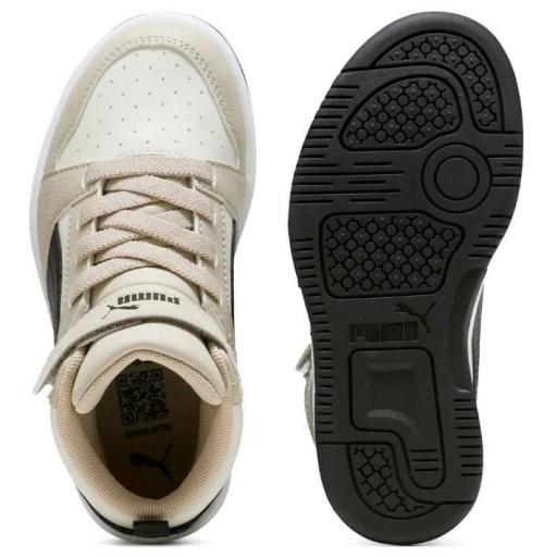 Zapatillas Puma Rebound v6 Mid AC+ PS Marrón/Negro [3]