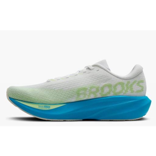 Zapatillas Brooks Ghost Amp Blanco/Azul/Verde [2]