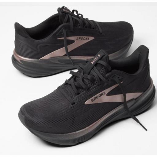 Zapatillas Brooks Revel 8 Mujer Negro/Bronce [1]