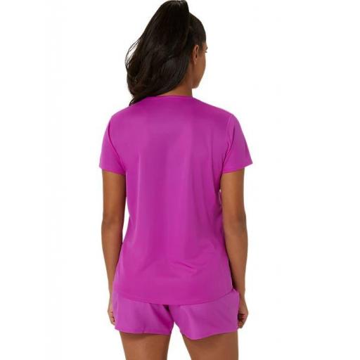 Camiseta Asics Core SS Top Mujer Morado [2]