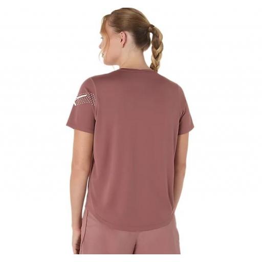 Camiseta Asics Icon SS Top Mujer Rojo Arcilla [2]
