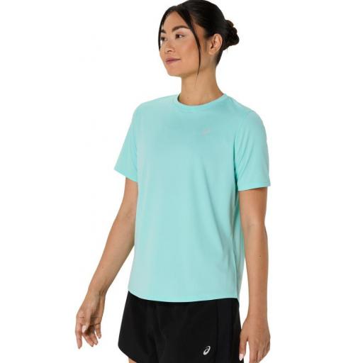 Camiseta Asics Core SS Top Mujer Verde Menta [1]