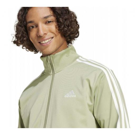 Chándal Adidas Sportswear Basic 3s Tricot Verde [2]