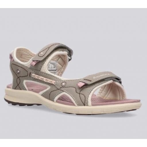 Sandalias Chiruca Mojacar 07 Gris/Rosa [1]