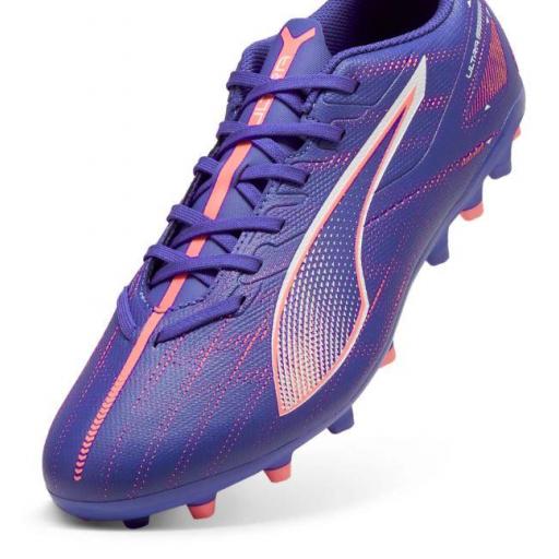 Bota Fútbol Puma Ultra 5 Play MG Azul/Rosa [2]