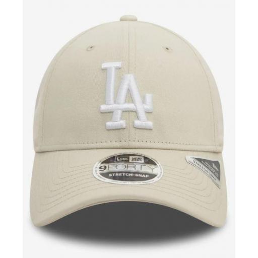 Gorra New Era LA Dodgers Stretch 9Forty Beige [1]