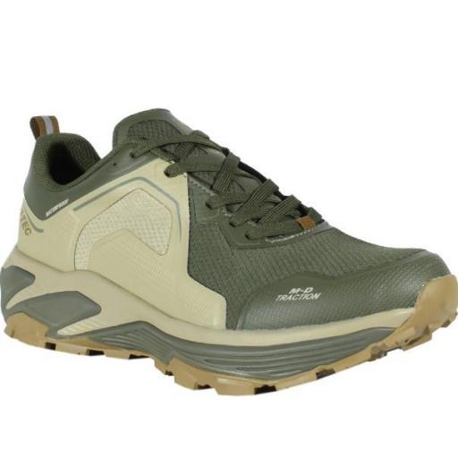 Zapatos Senderismo Hi-Tec Pace WP Verde/Marrón [1]