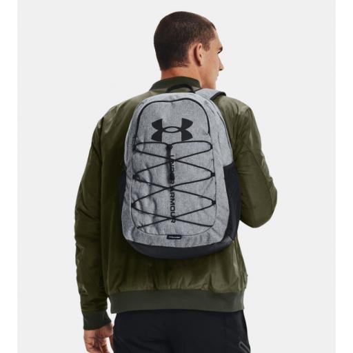 Mochila Under Armour Hustle Sport Gris [4]