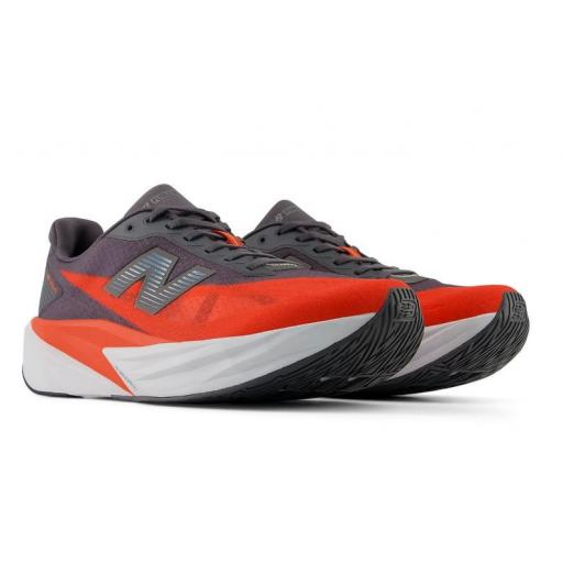 Zapatillas New Balance FuelCell Rebel v5 Gris/Rojo [1]