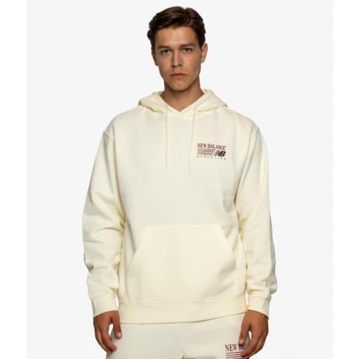 Sudadera New Balance Reimagined Graphic Beige [0]