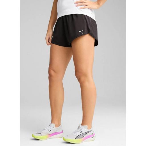 Pantalón Corto Puma Run Velocity 3" Short Negro [1]