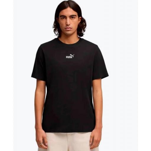 Camiseta Puma Ess No.1 Logo negra [1]