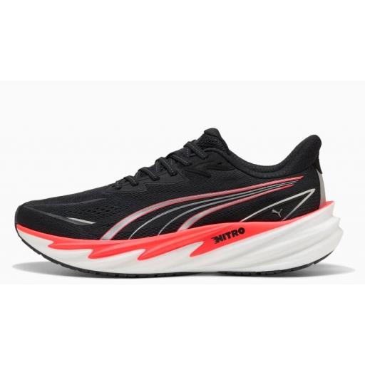 Zapatillas Puma Velocity Nitro 5 Negro/Rojo