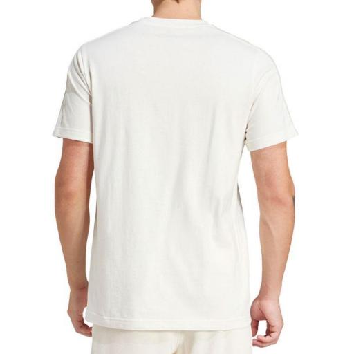 Camiseta Adidas Essentials 3 Bandas Off White [1]