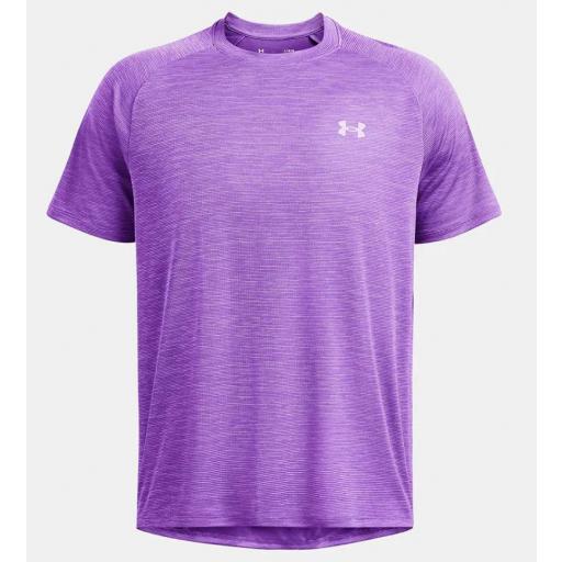 Camiseta Under Armour Tech Textured SS Morada [0]