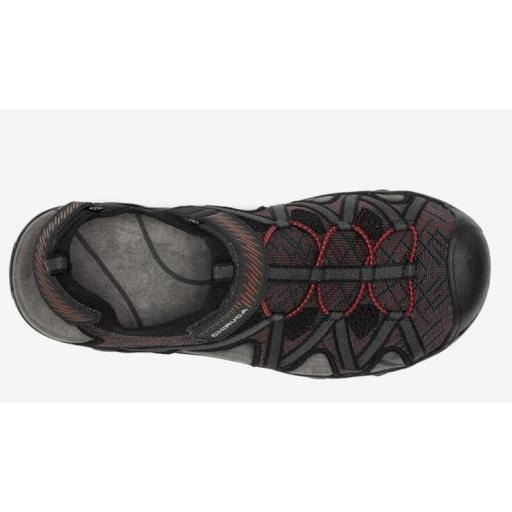 Sandalias Chiruca Tahití 29 Gris/Burdeos [2]