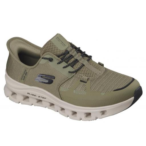 Zapatillas Skechers Slip-Ins Glide-Step Pro Verde [1]