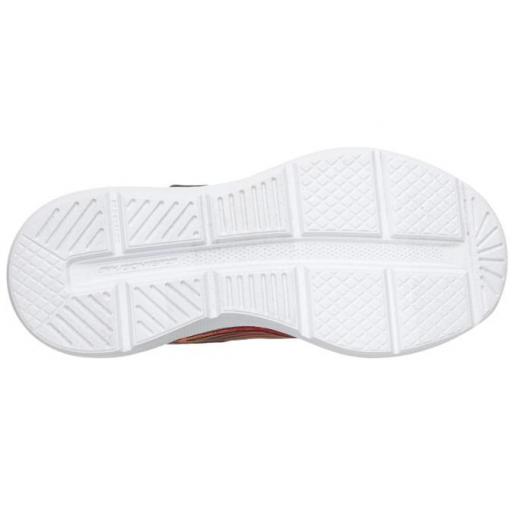 Zapatillas Skechers Microspec Velocity Velcro Rojo/Negro [3]