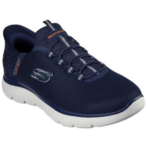 Zapatillas Skechers Slip Ins Summits WIDE Azul [1]
