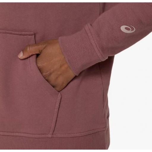 Sudadera Asics Logo OTH Hoodie Rubble Red [2]
