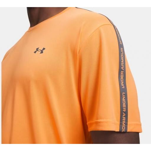 Camiseta Under Armour Tech Taping SS Naranja [1]
