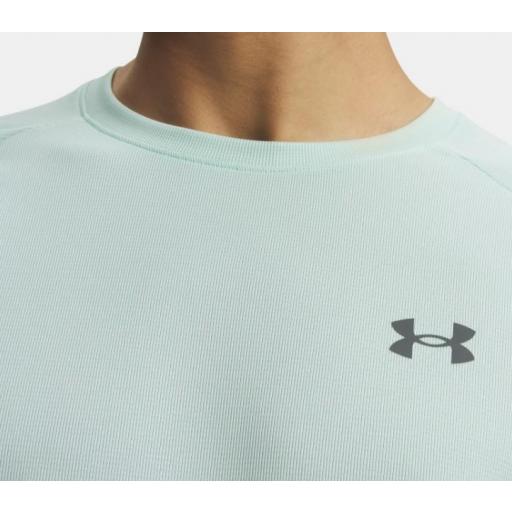 Camiseta Under Armour Tech Textured SS Verde Menta [1]