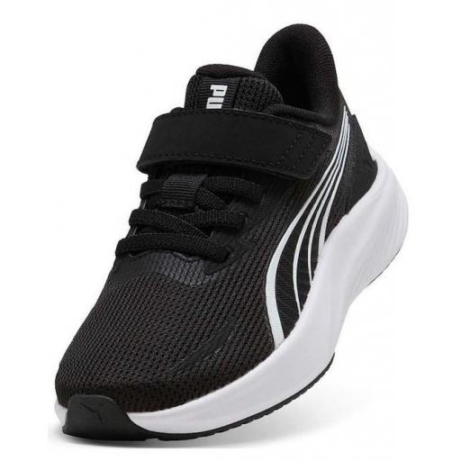 Zapatillas Puma Pounce Lite 2 Velcro Negro/Blanco [1]