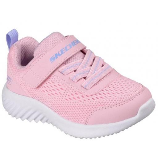 Zapatillas Skechers Microspec Bounder Velcro Rosa [1]
