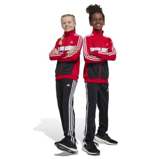 Chándal Adidas Tiberio 3S Tracksuit Niños Rojo/Negro [3]
