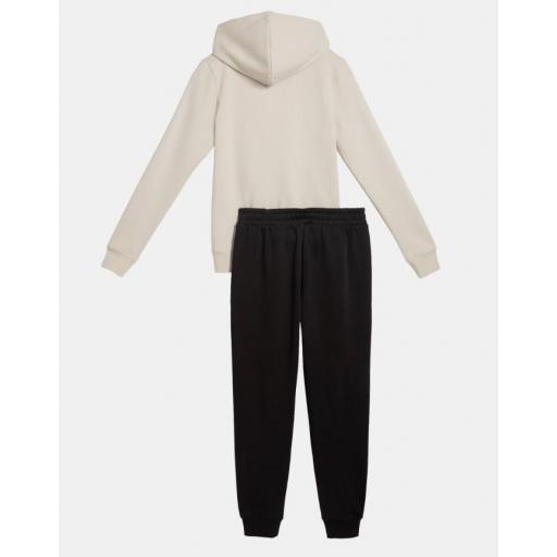 Chándal Puma Hooded Sweat Suit Beige/Negro [1]