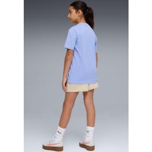 Conjunto Puma Esentials Logo Niñas Lila/Beige [2]