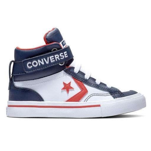 Zapatillas Converse Pro Blaze Strap HI Velcro Blanco/Azul/Rojo