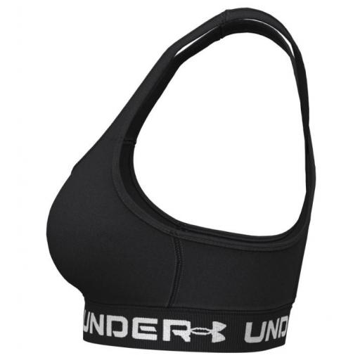 Sujetador Deportivo Under Armour Crossback Mid Bra Negro [1]