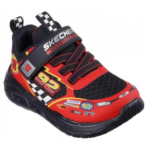 Zapatillas Skechers Skech Tracks Bebé Negro/Rojo [1]