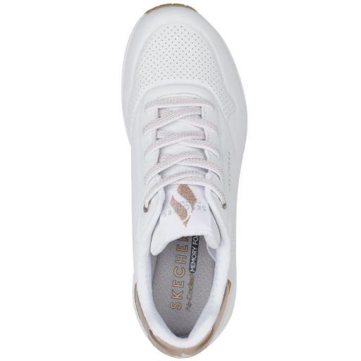 Zapatillas Skechers UNO-Shimmer Away Elásticos Blanco [2]