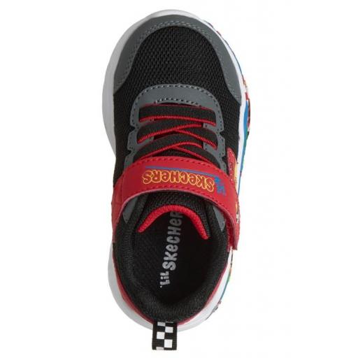 Zapatillas Skechers Play Scene Coches TD Rojo/Negro [2]