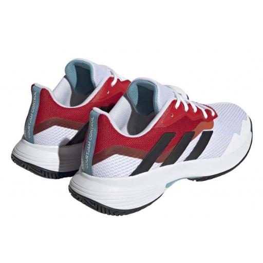 Zapatillas Adidas CourtJam Control M Rojo/Blanco [2]