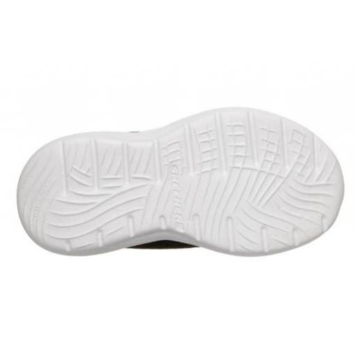 Zapatillas Skechers Dyna-Lite Velcro Niño Pequeño Negro/Azul [3]