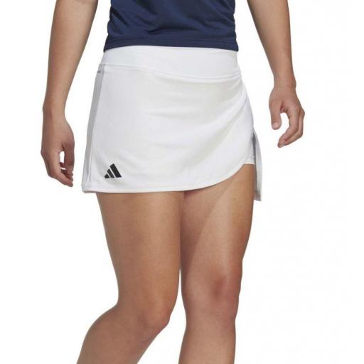 Falda Adidas Club Skirt Tenis/Padel Blanca