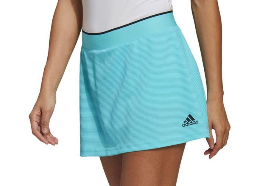 Falda Adidas Club Skirt Azul Celeste/Negro
