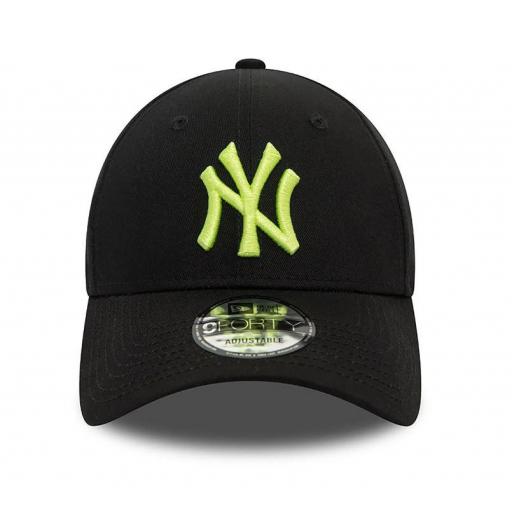 Gorra New Era League Essentials 9Forty Yankees Negro/Verde [1]